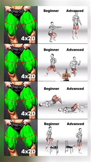 ✅Beginner to Pro: Leg & Glute Exercise at Home & Gym | Training with Bodyweight #trending #shorts