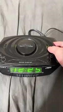 Timex Alarm Clock with Better Speaker Driver Installed That Replaced the Crappy Mylar One