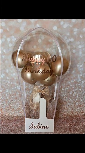 🎈 Personalisierter Geburtstagsballon – Luxus Geschenk zum 60. Geburtstag #geschenkideen