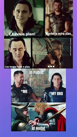 Marvel Meme: When You & Your Brother Behave in Public 🤭#trending #shortvideo