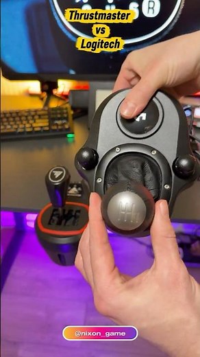 Shifter Thrustmaster vs Logitech? #shifter #simracing #logitechg #thrustmaster