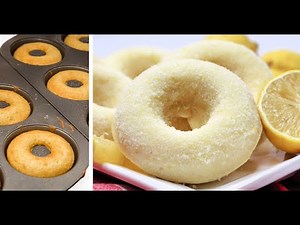 Baked Lemon Donuts | Kitchen Fun With My 3 Sons