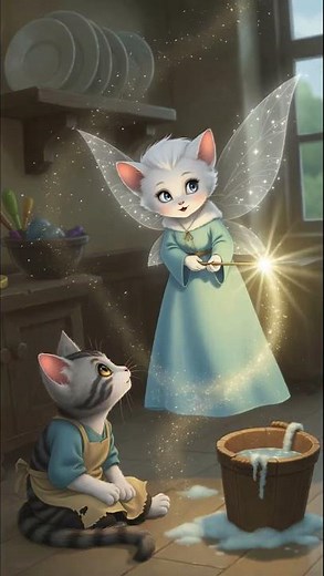 AI Cinderella Kitten's Magical Ride: A Pumpkin Carriage Transformation