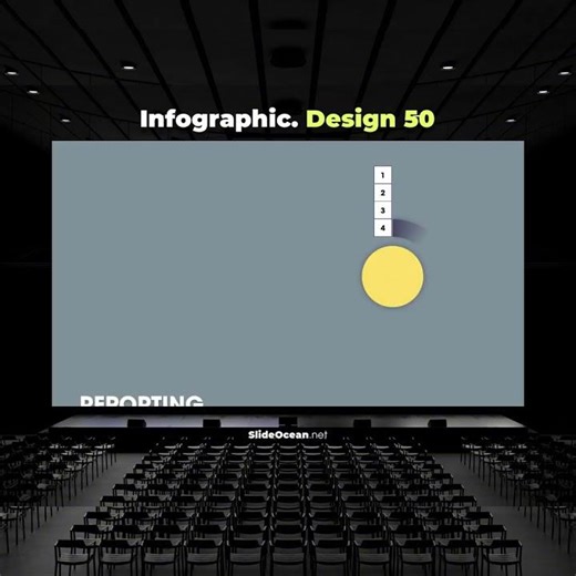 50. Animated Infographic Slides 50- Reporting Data