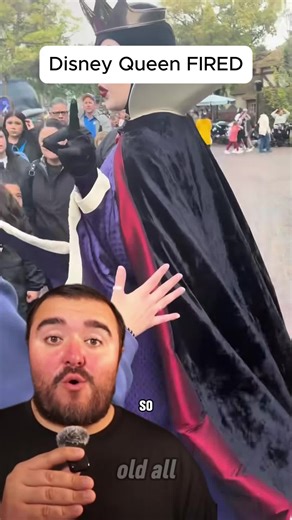 The viral evil queen from Disneyland has been fired #evilqueen #disneyland #fired #foryou