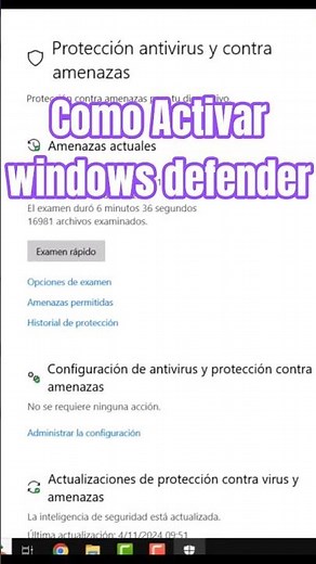 ✅Como Activar Windows Defender #technology #tutorial #windows #tips