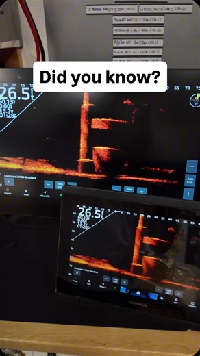 #garmin GPSMap owners can expand their screens up to a 22” display from #getfishmarine. This can take a 12” screen on the console and project it onto a much bigger screen on the bow. Clearing up valuable deck space and simplifying installations. Check out our website for more! #livescope #bassfishing #collegiatebass #bassmaster #mlffishing | Get Fish Marine