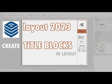 Layout Sketchup Tutorial - How TO Create A Title Block In Layout