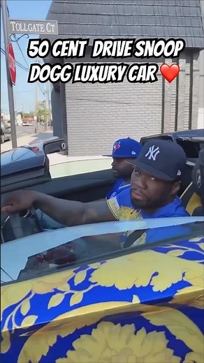 50 cent drive Snoop Dogg luxury car ❤️ #rap #concert #hiphop #snoopdogg #rapper #50cent #rapstar