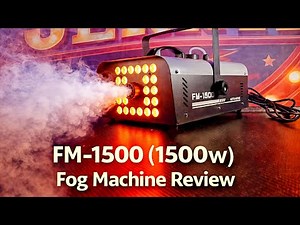 FM‑1500 Fog Machine Review — Budget Beast with Built‑In LEDs!