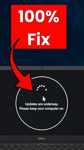 Windows Update Stuck? Fix It FAST! #shorts
