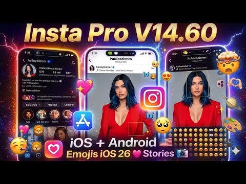 Instagram Estilo iOS en Android EMOJIS IPHONE (insta pro 14.60