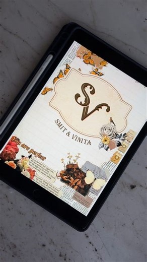 Wedding invites | Customised Magazines | Introducing our stunning ‘Love Story Scrapbook’ wedding PDF! 💕 This beautifully designed digital keepsake is inspired by the nostalgia of... | Instagram