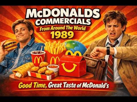 McDonald's Worldwide Ads Compilation - Nostalgia Hit 1989