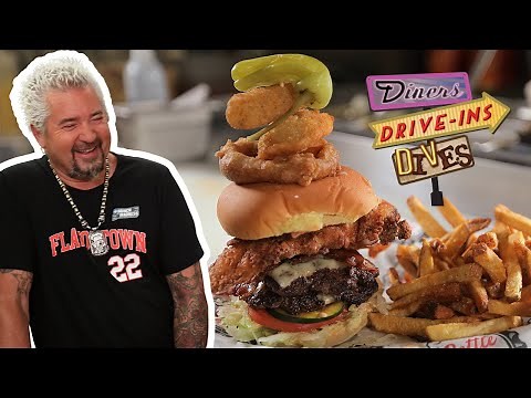 Guy Fieri Takes Down the TITAN Sandwich in Nashville | Diners, Drive-Ins and Dives | Food Network