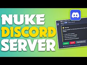 How to nuke discord server without admin perms 2023 | F HOQUE |