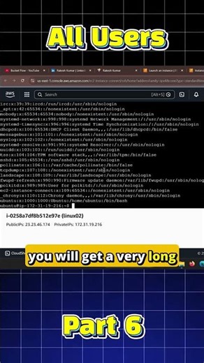 All Users in LINUX #aws #devops
