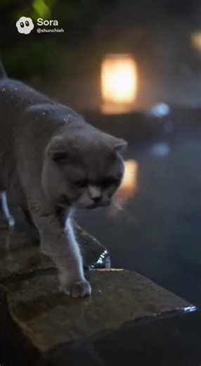 ＜Catman Japanese Hot Spring Tour·Season 4＞#37 Night·Ame Hot Spring Chapter