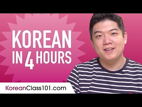 Learn Korean in 4 Hours - ALL the Korean Basics You Need