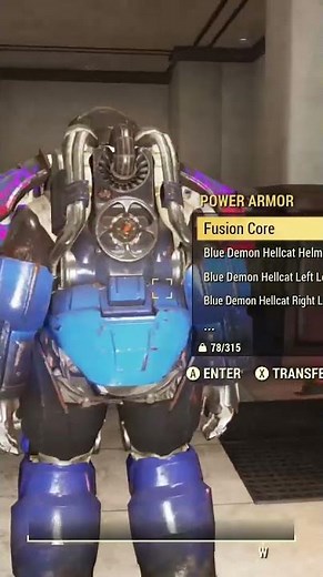 Unlock the Legendary Blue Demon Power Armor Skin in Fallout 76!