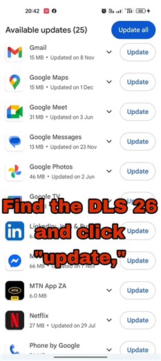 If you're still having trouble updating your dls26, here's the solution.