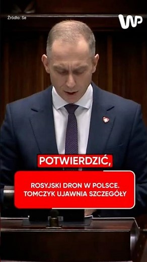 Russian Drone in Poland. Tomczyk reveals details