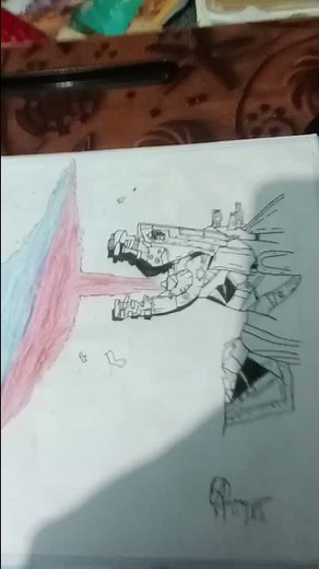 Drawing Godzilla vs mechagodzilla Tutorial