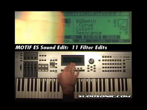 Motif ES Sound Editing 11. Filter Edits (Runtime 4:49mins)