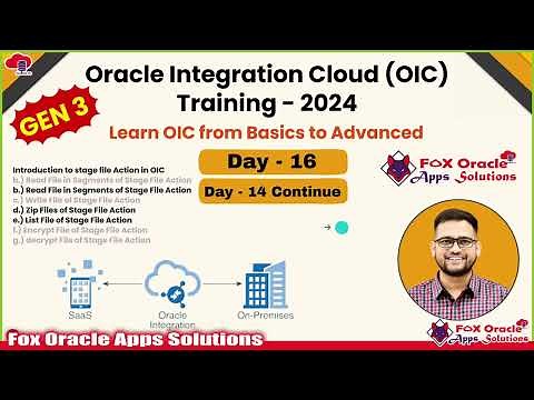 Day - 16 Oracle Integration Cloud traning: Introduction to Stage File Action in OIC #education #oic