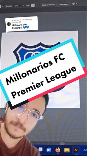 Rediseño del escudo de Millonarios FC inspirado en el Everton