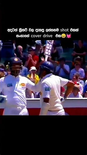 cover drive නම් සංගා තමයි😮💓#shorts #cricket #trend