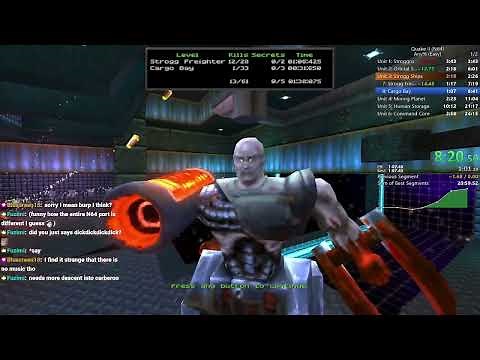 Quake II 64 Remaster Any% Speedrun in 21:16 (IGT 17:11.950)