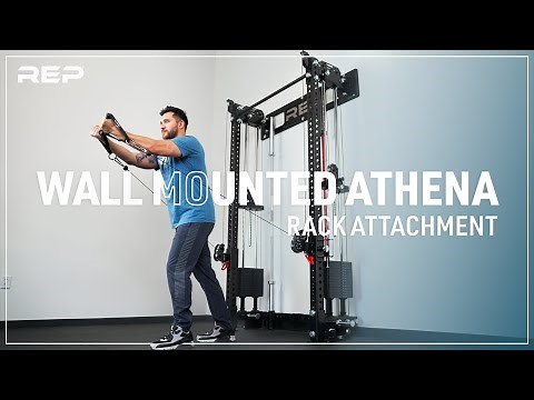 REP Wall Mounted Athena : Technology Review and Demonstration with Rack Functional Trainer Built-in
