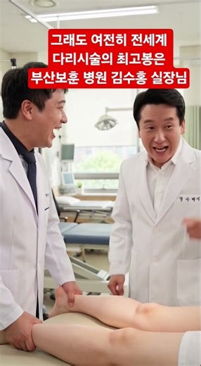 전세계 다리최강 부산보훈병원 김수홍 실장님