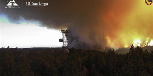 Watch: 'Firenado' forms along California's Park Fire