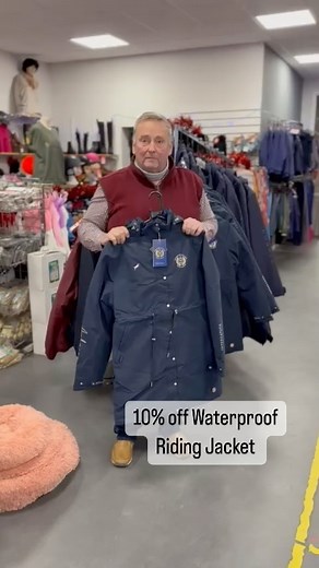 Team Aubrion all the way! Amazing waterproof mid length riding jacket now just £115 - NOW 10% OFF is £103.50 | Doagh Equestrian