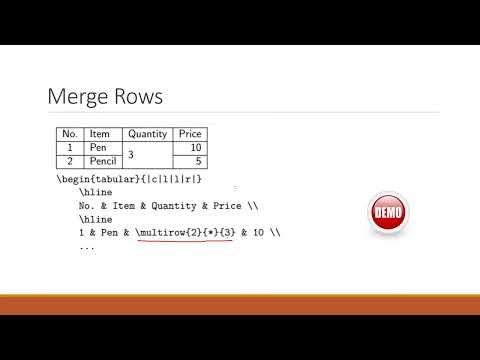 Session 16:Merging Rows and Columns