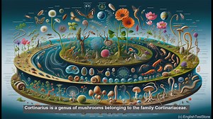 Cortinarius in biology