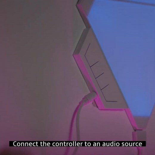 2.8K views · 13 reactions | ✨ Shape your space — one triangle at a time. ✨ “Light it. Sync it. Own it. | Vibe Gaming | Facebook