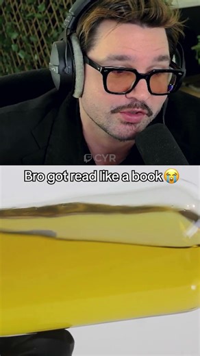 Bro got read like a book😭