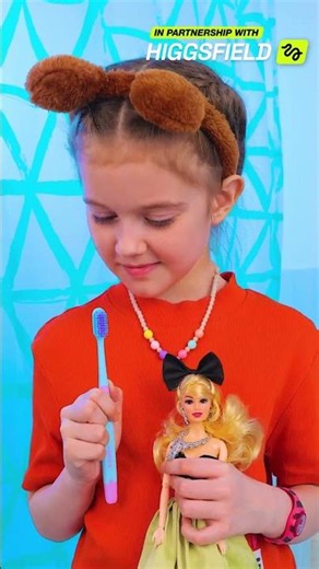 😲 😛 Can Two Toothbrushes Clean Better Than One? #kids #fun