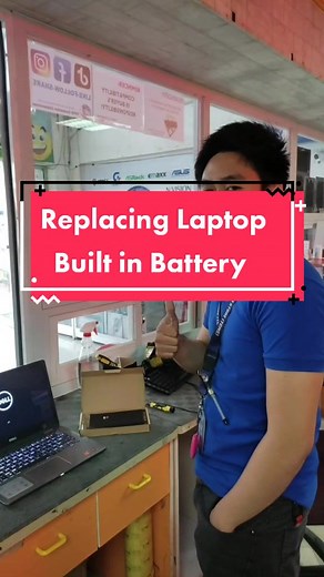 Replacing Laptop Built in Battery 😊 #fypシ゚viral #tiktokshop #tiktoktrending #fypage #fypage #legit #tipid #tipidcomputercabanatuan