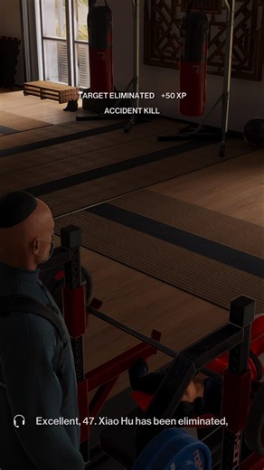 Eliminating Xiao Hu of HITMAN is really CHALLENGING!! #shorts #hitman #gaming