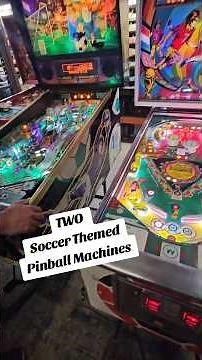 Two Soccer Themed Pinball Machines from 1978 & 1994 at Tnt Amusements #soccer