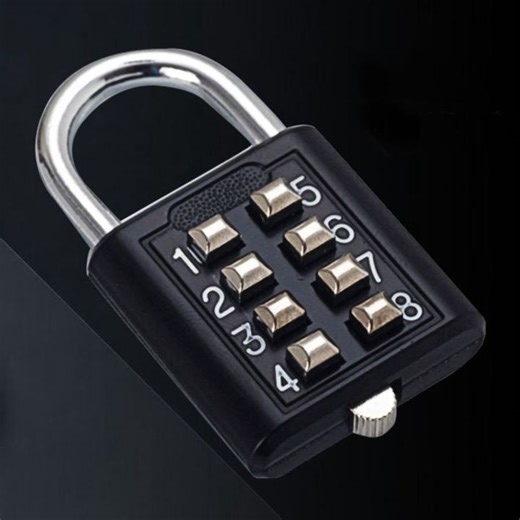 LITUILI Security 8 Digits Suitcase For Luggage Combination Password Code Password Lock Number Locks Padlock Smart Lock | Lazada PH