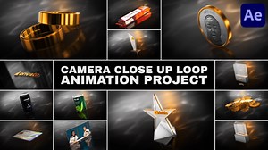 Camera Close Up Loop Animation Project for After Effects