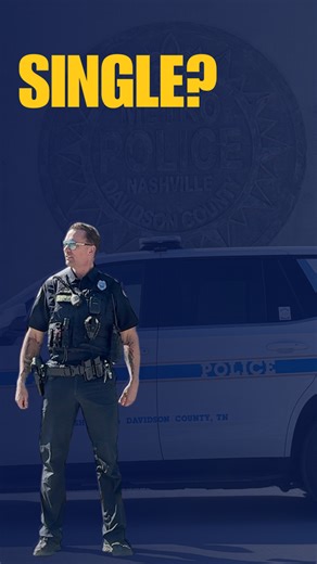 Single? So are we. If you’re looking for a career with purpose, stability, and built-in backup – applications are open. Ready to take the next step ⤵️ JoinMNPD.com #JoinMNPD #MetroNashvillePolice #NowHiring | Metropolitan Nashville Police Department Recruitment