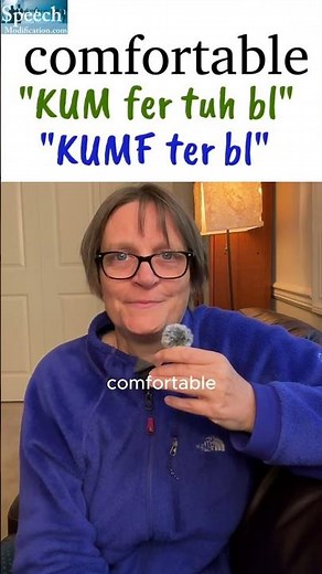 How to Pronounce Comfortable (Fluent speaking practice)