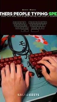 keyboard speed test 🤬#gaming