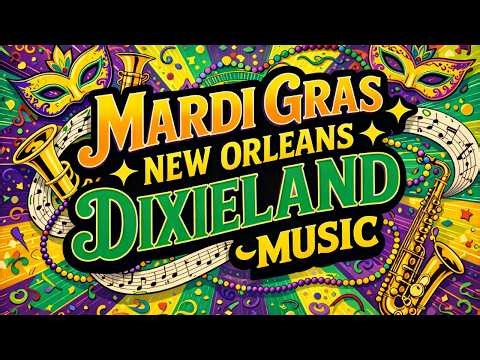 New Orleans Street Jazz Spectacular 🎭 | 2.5 Hours of Mardi Gras Dixieland Party Music